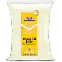Rani Moong Flour (Mung Bean Flour, Green Gram Flour) 64oz (4lbs) 1.81kg Bulk ~ All Natural, Vegan, Gluten Friendly, NON-GMO, Kosher, Indian Origin
