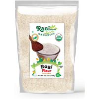 Rani Organic Ragi (Finger Millet) Flour 32oz (2lbs) 908g ~ All Natural, Vegan, Gluten Friendly, NON-GMO, Kosher, Indian Origin, USDA Certified Organic