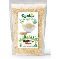 Rani Organic Rajgara Whole (Amaranth Whole) 16oz (1lb) 454g ~ All Natural, Vegan, Gluten Friendly, NON-GMO, Kosher, Indian Origin, USDA Organic Certified