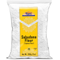 Rani Sabudana Flour (Tapioca/Sago Flour) 7oz (200g) ~ All Natural, Vegan, Gluten Friendly, NON-GMO, Kosher, Indian Origin