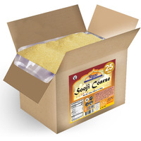 Rani Sooji Coarse (Farina, Suji, Rava, Rawa, Wheat Semolina) Flour 400oz (25lbs) 11.36kg Bulk Box ~ All Natural, Vegan, NON-GMO, Indian Origin (Size: 400oz (25lbs) 11.36kg)