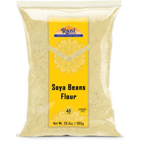 Rani Soya Beans Flour (Soy flour) 28oz (800g) ~ All Natural, Vegan, Gluten Friendly, NON-GMO, Kosher, Indian Origin (Size: 28oz (800g))