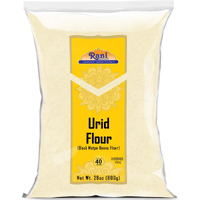 Rani Urid/Urad Flour (Black Matpe Beans Flour) 28oz (1.75lbs) 800g ~ All Natural, Vegan, Gluten Friendly, NON-GMO, Kosher, Indian Origin (Size: 28oz (1.75lbs) 800g)