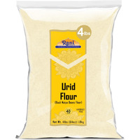 Rani Urid/Urad Flour (Black Matpe Beans Flour) 64oz (4lbs) 1.81kg Bulk ~ All Natural, Vegan, Gluten Friendly, NON-GMO, Kosher, Indian Origin (Size: 64oz (4lbs) 1.81kg)