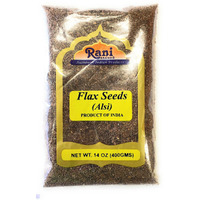 Rani Flax Seeds Whole Raw (Alsi, Linum usitatissimum) 14oz (400g) ~ All Natural, Gluten Friendly, Non-GMO, Vegan, Indian Origin