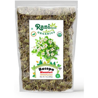 Rani Organic Bacopa Monnieri (Waterhyssop) 7oz (200g) ~ All Natural, No Color, Gluten Friendly, Vegan, Non-GMO, Kosher, No Salt or fillers, Indian Origin, USDA Organic Certified
