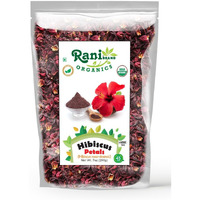 Rani Organic Hibiscus Powder (Hibiscus Rosa-sinensis) 7oz (200g) ~ All Natural, No Color, Gluten Friendly, Vegan, Non-GMO, Kosher, No Salt or fillers, Indian Origin, USDA Organic Certified