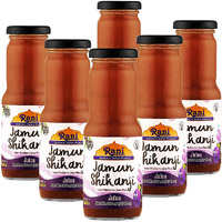 Rani Jamun Shikanji 6.7 fl oz (200 ml) Glass Bottle, Pack of 6 ~ Indian Fruit Beverage, Vegan, Gluten Free, NON-GMO, Indian Origin