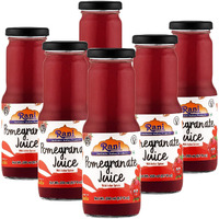 Rani Pomegranate Juice 6.7 fl oz (200 ml) Glass Bottle, Pack of 6 ~ Indian Fruit Beverage, Vegan, Gluten Free, NON-GMO, Indian Origin