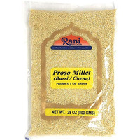 Rani Proso Millet (Panicum Millaceum) Whole Ancient Grain Seeds 28oz (800g) ~ All Natural, Gluten Friendly, NON-GMO, Vegan, Indian Origin, Barri/Chena/Variga/Baragu