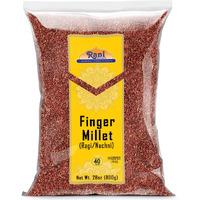 Rani Ragi Finger Millet (Eleusine Coracana) Whole Ancient Grain Seeds 28oz (800g) ~ All Natural, Gluten Friendly, NON-GMO, Kosher, Vegan, Indian Origin