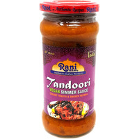Rani Tandoori Vegan Simmer Sauce (Creamy Tomato & Smoked Paprika) 14oz (400g) Glass Jar ~ Easy to Use, Vegan, No Colors, All Natural, NON-GMO, Gluten Free, Indian Origin (Size: 14oz (400g))