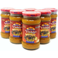 Rani Vindaloo Curry Cooking Spice Paste, Hot! 10.5oz (300g) Glass Jar, Pack of 5+1 FREE ~ No Colors, All Natural, NON-GMO, Vegan, Gluten Free, Indian Origin (Size: 10.5oz (300g))