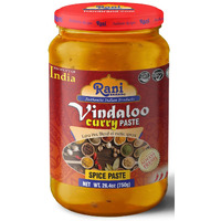 Rani Vindaloo Curry Cooking Spice Paste, Hot! 26.5oz (750g) Glass Jar ~ No Colors, All Natural, NON-GMO, Vegan, Gluten Free, Indian Origin (Size: 26.5oz (750g))