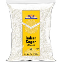 Rani Indian Sugar Khand (Khandsari) 7oz (200g) ~ All Natural, Gluten Friendly, Vegan, NON-GMO, Kosher, Indian Origin