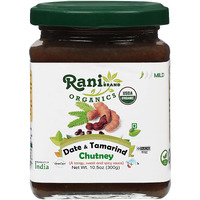 Rani Organic Dates & Tamarind (Imli) Chutney 10.5oz (300g) Glass Jar, Ready to eat, Vegan ~ Gluten Free, NON-GMO, No Colors, Indian Origin, USDA Certified Organic