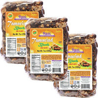 Rani Tamarind Block (Imli Slab) 7oz (200g), Pack of 3 ~ All Natural, No added sugar, Vegan, Gluten Friendly, NON-GMO, Kosher, Indian Origin (Size: 7oz (200g))