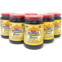 Rani Tamarind Paste Puree (Imli) 32oz (2lbs) 908g Bulk Glass Jar, No added sugar, Pack of 5+1 FREE ~ All Natural, Vegan, Gluten Free, No Colors, NON-GMO, Indian Origin (Size: 32oz (2lbs) 908g)