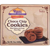 Rani Choco Chip Cookies (Wheat Cookies with Crispy Choco Chips) 14oz (400g) Premium Quality Indian Cookies ~ Vegan, Non-GMO, Indian Origin