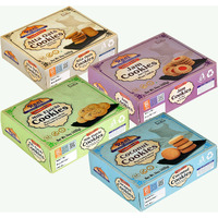 Rani Cookies Variety Pack of 4 (Atta Oats, Jam, Milk Elaichi, Coconut) 14oz (400g) each, Premium Quality Indian Cookies ~ Vegan, Non-GMO, Indian Origin