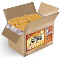 Rani Pani Puri Coins 160oz (10lbs) 4.54kg 1650-1660 Coins Bulk Box ~ Uncooked, Microwaveable wheat and Semolina Coins ~ All Natural, Vegan, NON-GMO, Kosher, Indian Origin