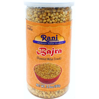 Rani Roasted Bajra Puff (Roasted Millet Snack) 3.5oz (100g) Vacuum Sealed, Easy Open Top, Resealable Container ~ Indian Tasty Treats, All Natural, Vegan, NON-GMO, Indian Origin