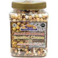 Rani Roasted Chana (Chickpeas) Sweet Mix Flavor 14oz (400g) PET Jar ~ All Natural, Vegan, No Preservatives, Gluten Friendly, Indian Origin, Ready to Eat