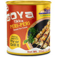 Rani Soya Tikka Peri-Peri 30oz (1.875lbs) 850g Ready for Cook ~ Easy Open Lid, All Natural, Vegan, No Colors, NON-GMO, Kosher, Indian Origin, Soy Based Meat Substitute (Size: 30oz (1.875lbs) 850g)