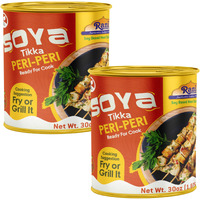 Rani Soya Tikka Peri-Peri 30oz (1.875lbs) 850g, Pack of 2, Ready for Cook ~ Easy Open Lid, All Natural, Vegan, No Colors, NON-GMO, Kosher, Indian Origin, Soy Based Meat Substitute (Size: 30oz (1.875lbs) 850g)
