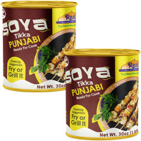 Rani Soya Tikka Punjabi 30oz (1.875lbs) 850g, Pack of 2, Ready for Cook ~ Easy Open Lid, All Natural, Vegan, No Colors, NON-GMO, Kosher, Indian Origin, Soy Based Meat Substitute (Size: 30oz (1.875lbs) 850g)