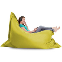 Inkcraft Large Washable Memory Foam Furniture Bean Bag Chair Cover Without Bean Filling (Size: 71x55, Color: YELLOW)