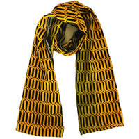 YELLOW MATCHSTICK STOLE