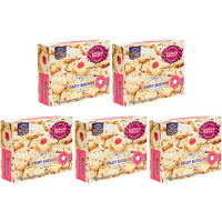 Pack of 5 - Karachi Bakery Fruit Biscuits - 400 Gm (14 Oz)