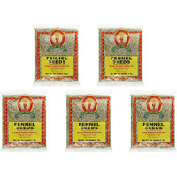 Pack of 5 - Laxmi Fennel Seeds - 200 Gm (7 Oz)