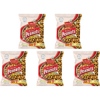 Pack of 5 - Jabsons Roasted Peanuts Spicy Masala - 140 Gm (4.94 Oz)