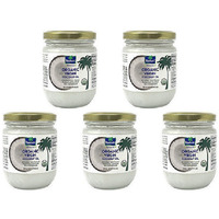 Pack of 5 - Parachute Organic Virgin Coconut Oil - 200 Ml (6.76 Fl Oz)