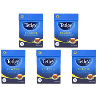 Pack of 5 - Tetley Elaichi Cardamom 72 Tea Bags - 144 Gm (5.08 Oz)