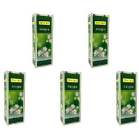 Pack of 5 - Heritage Agarbatti Mogra Incense Sticks - 120 Sticks
