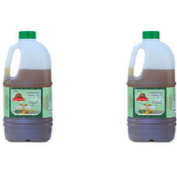 Pack of 2 - Chettinad Naattu Mara Chekku Oil Wood Cold Pressed Gingelly Oil - 1 L (33.8 Fl Oz)