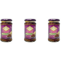 Pack of 3 - Patak's Hot Lime Pickle - 10 Oz (283 Gm)