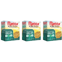 Pack of 3 - Manna Pearled Unpolished Ethnic Millets Foxtail Millet - 500 Gm (1.1 Lb)