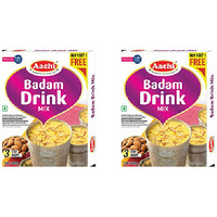 Pack of 2 - Aachi Badam Drink Mix - 200 Gm (7 Oz) [Buy 1 Get 1 Free]