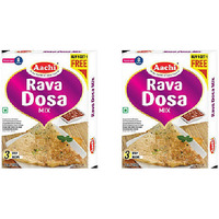 Pack of 2 - Aachi Rava Dosa Mix - 200 Gm (7 Oz) [Buy 1 Get 1 Free]