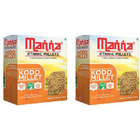 Pack of 2 - Manna Pearled Unpolished Ethnic Millets Kodo Millet - 500 Gm (1.1 Lb) [50% Off]