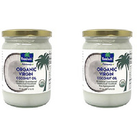 Pack of 2 - Parachute Organic Virgin Coconut Oil - 473 Ml (16 Fl Oz) [50% Off]