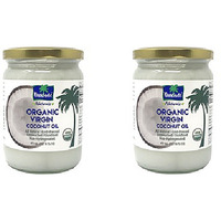 Pack of 2 - Parachute Organic Virgin Coconut Oil - 473 Ml (16 Fl Oz)