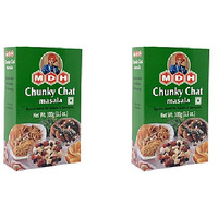 Pack of 2 - Mdh Chunky Chat Masala - 100 Gm (3.5 Oz)