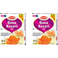 Pack of 2 - Aachi Rava Kesari Mix - 200 Gm (7 Oz) [Buy 1 Get 1 Free] [50% Off]