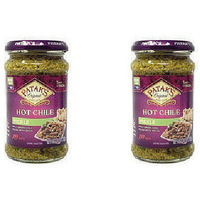 Pack of 2 - Patak's Hot Chilli Pickle - 10 Oz (283 Gm)