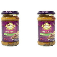Pack of 2 - Patak's Hot Mixed Pickle - 10 Oz (283 Gm)